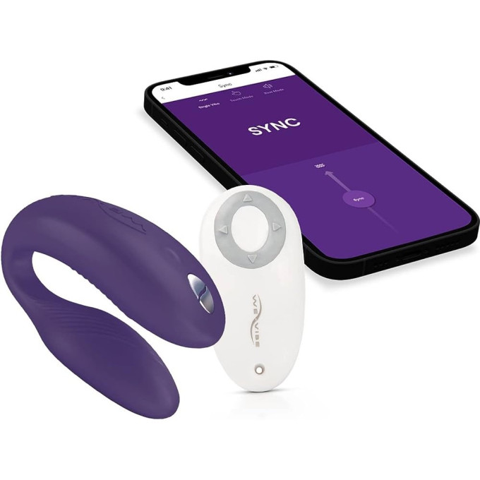 Вибратор для пар WE-VIBE SYNC O светло-фиолетовый SNSY6SG4